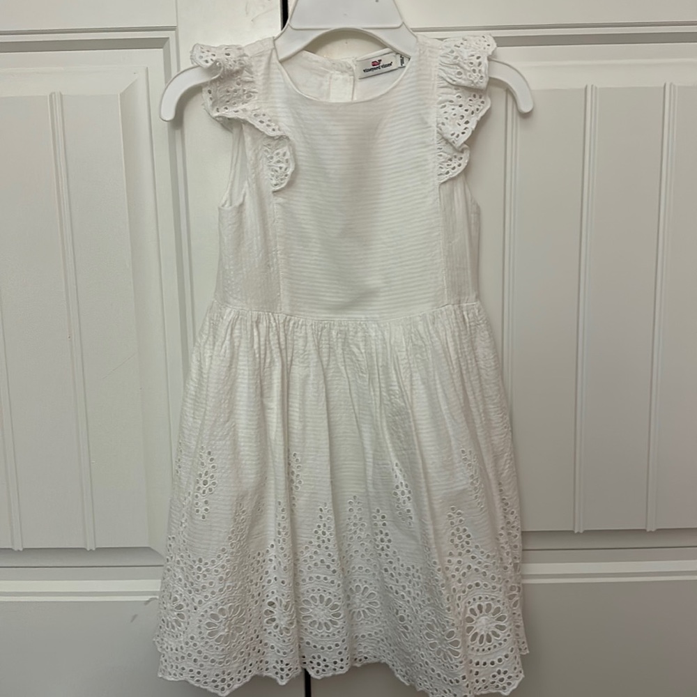 Vineyard vines white eyelet dress